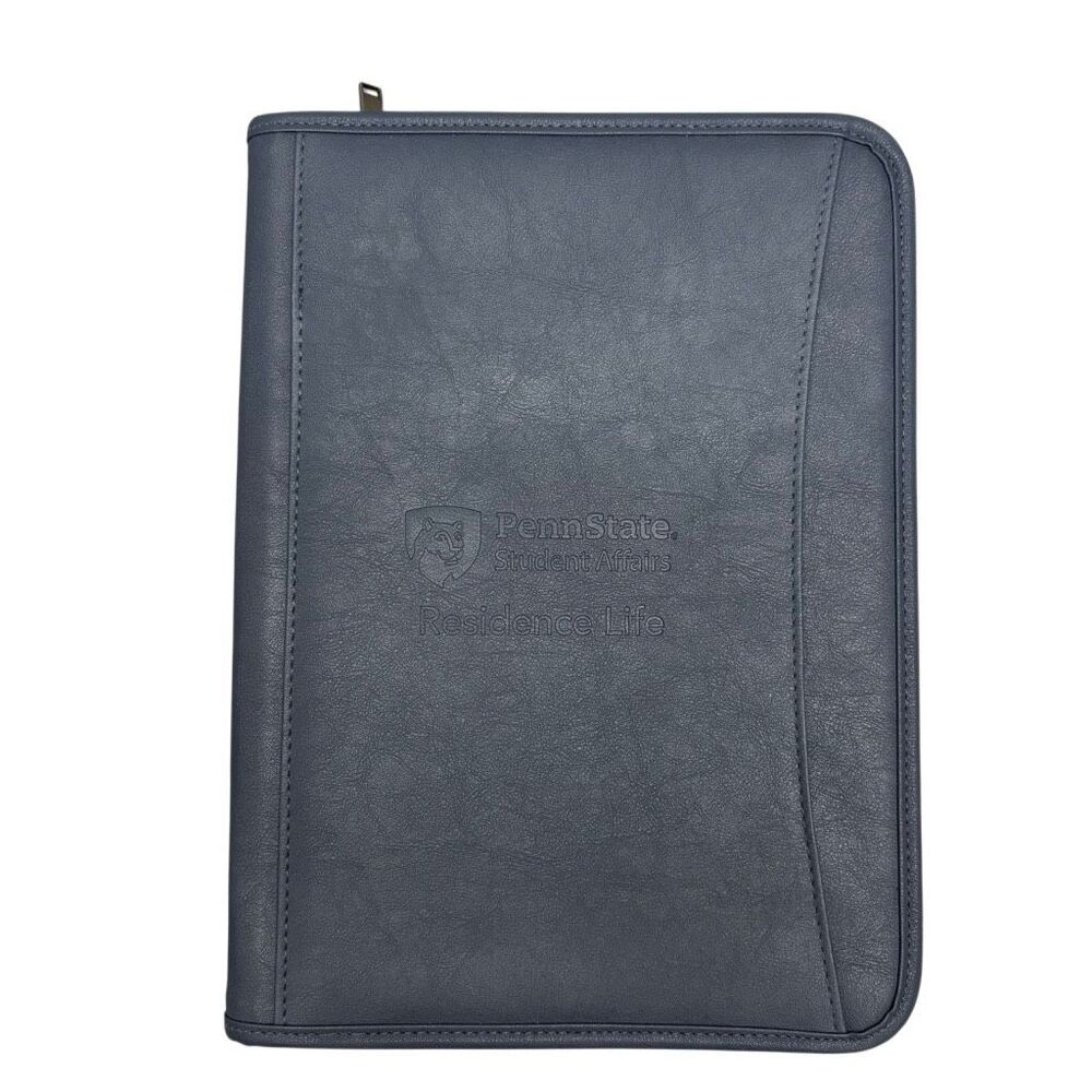 Penn State Student Affairs Residence Life Blue Zipper Portfolio